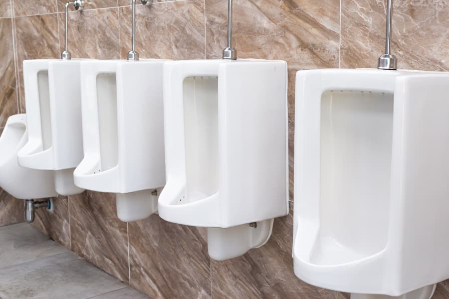 Using the public bathroom for urinary urgency